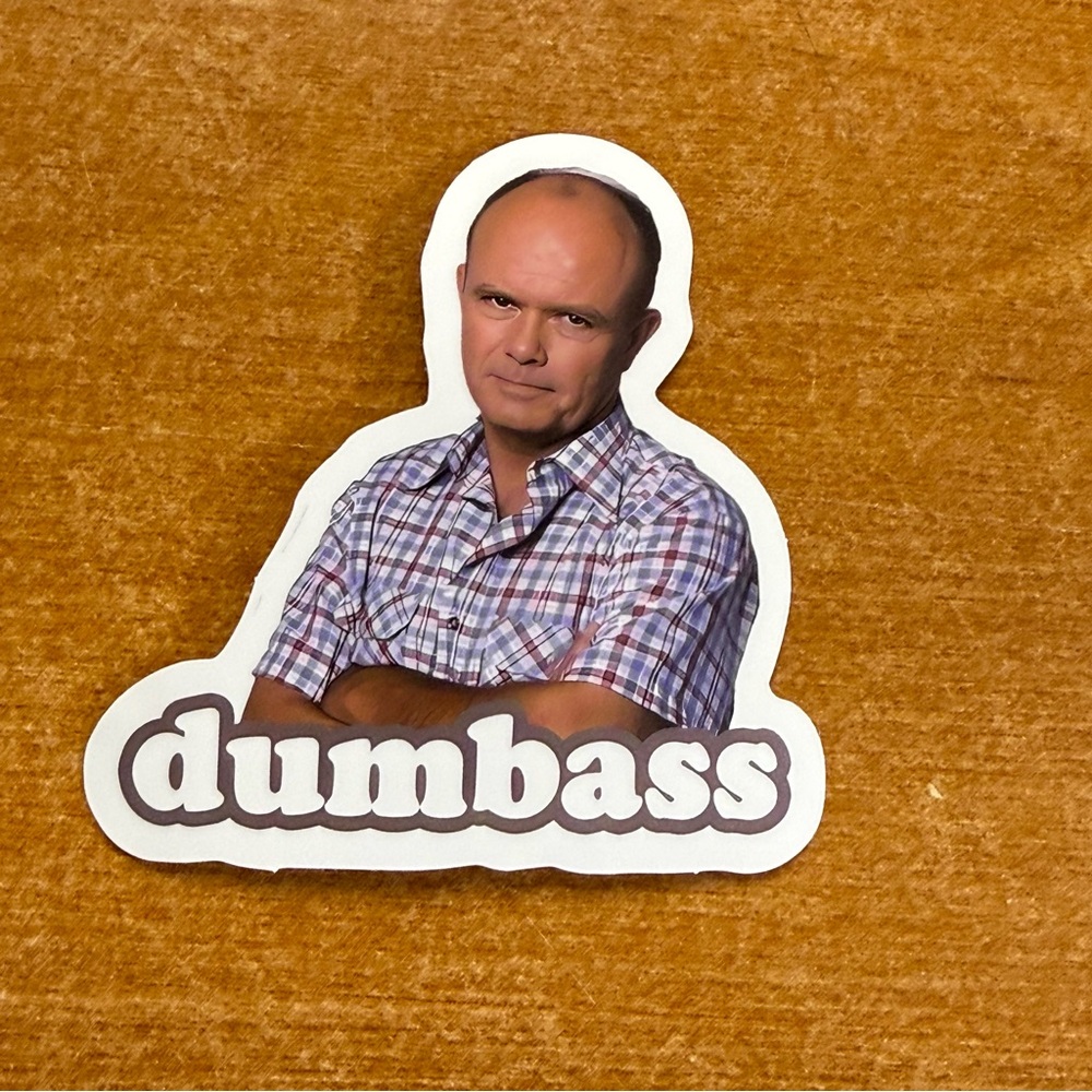 Plaid Shirt‎ Sticker with Text
